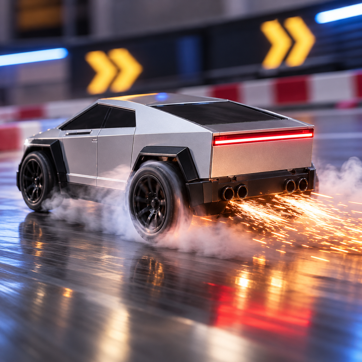 2.4GHz Remote & Induction Controlled Tesla Drift Car