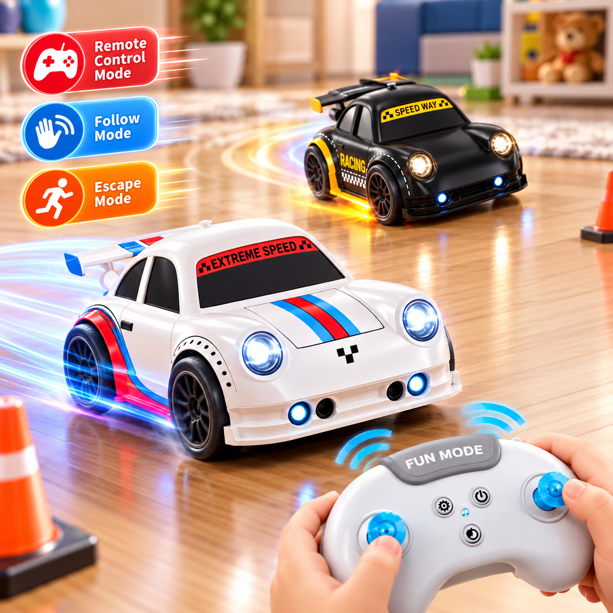 2.4GHz Electric Remote & Induction Controlled Mini Drift Car