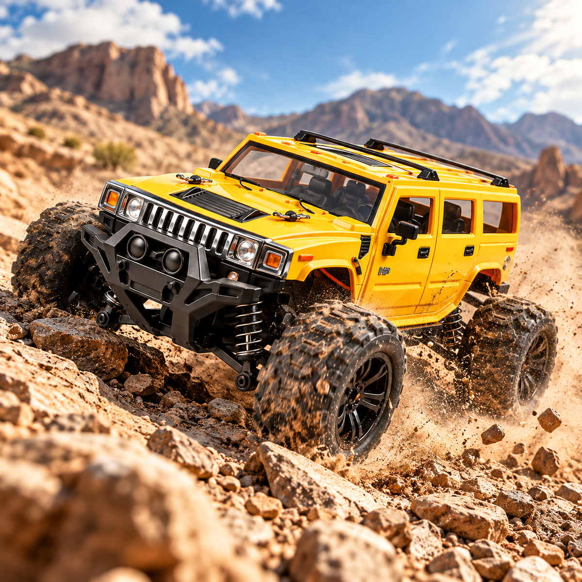 1:18 RC 4x4 Hummer Off-Road Truck