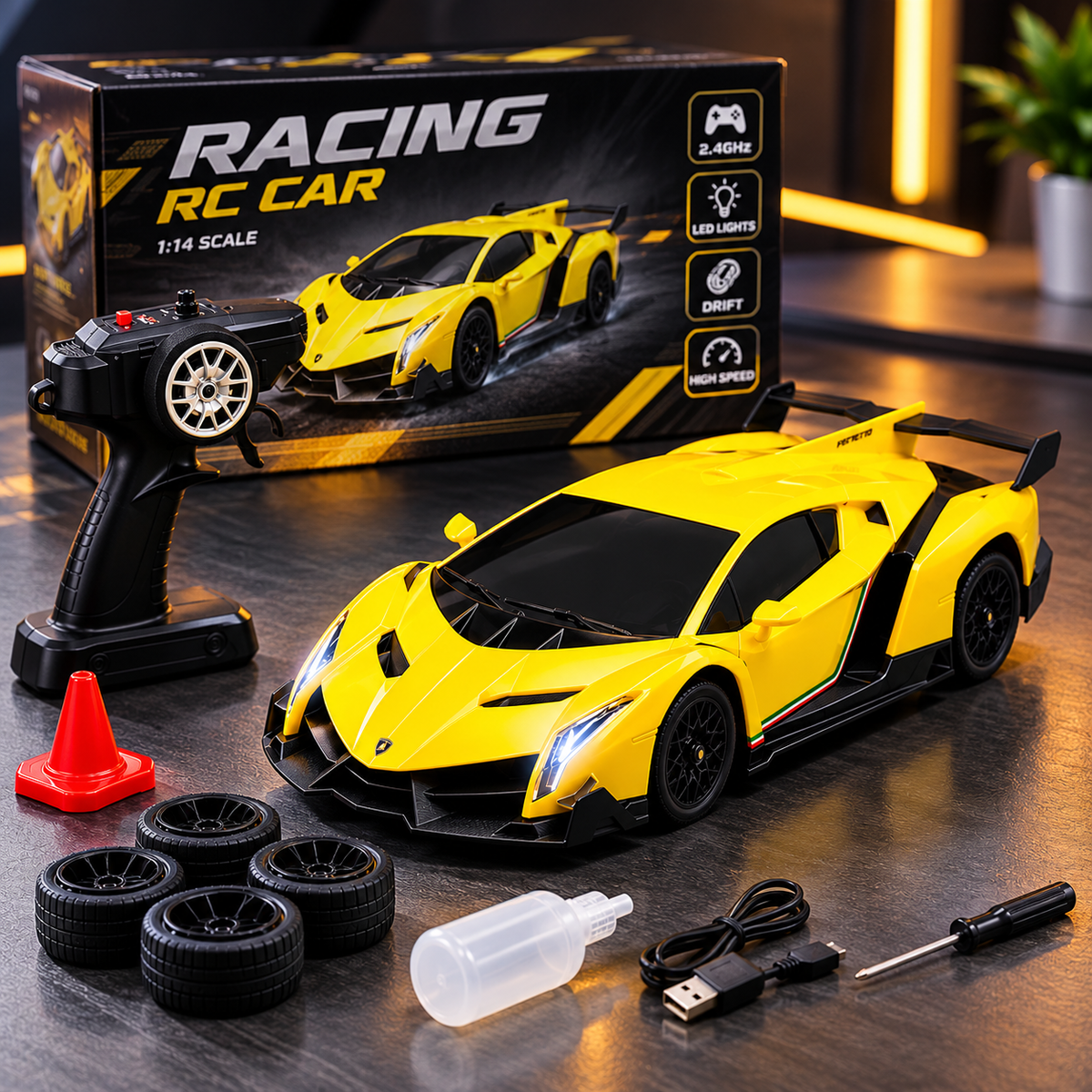 1:18 RC Licensed Lamborghini Veneno Drift Car
